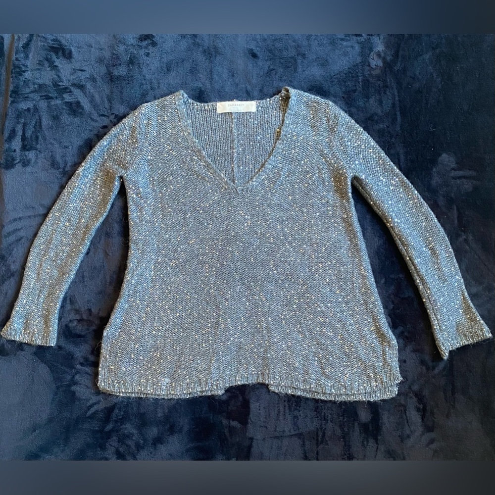 ZARA Knitwear Women’s Knitted Sequins Sweater